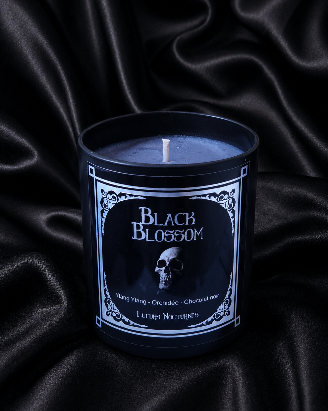Black Blossom ~ Bougie (Ylang ylang, Orchidée, Chocolat noir)