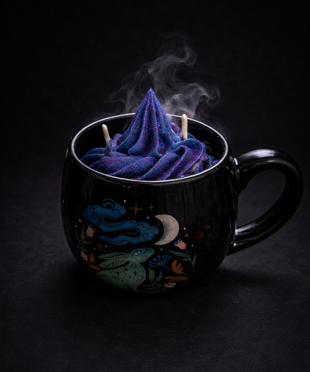 Bougie mug Midnight hare