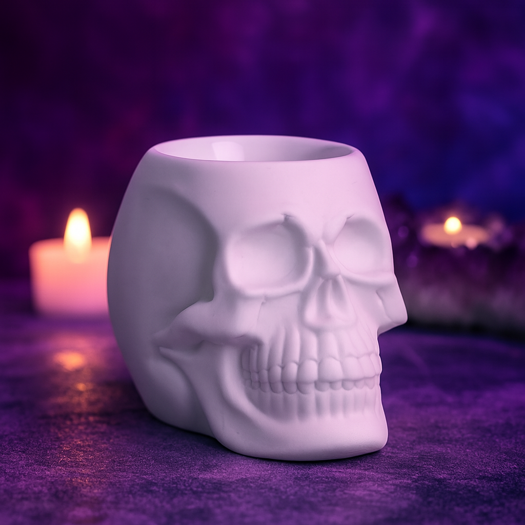 Brûleur à fondants Crâne Blanc