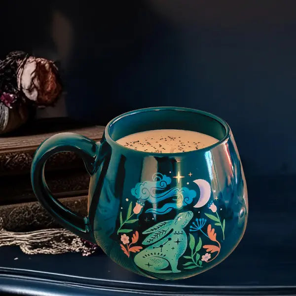 Bougie mug Midnight hare - Lueurs Nocturnes