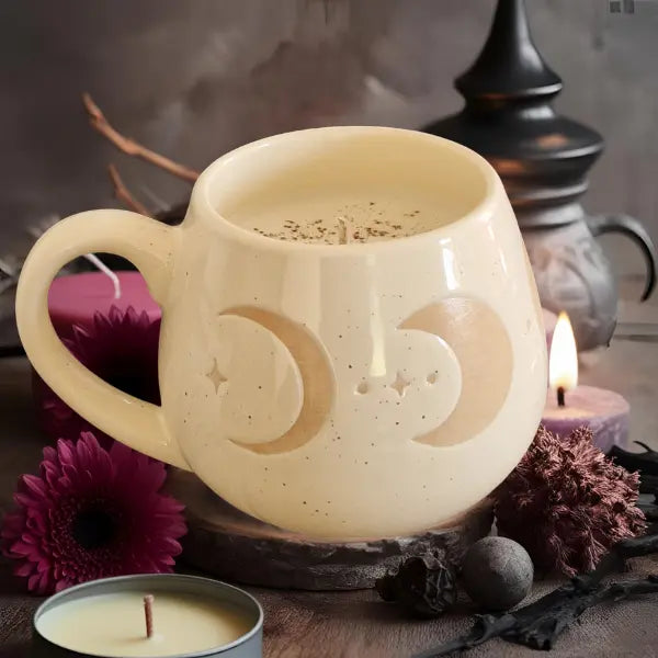 Bougie mug Moon phase - Lueurs Nocturnes