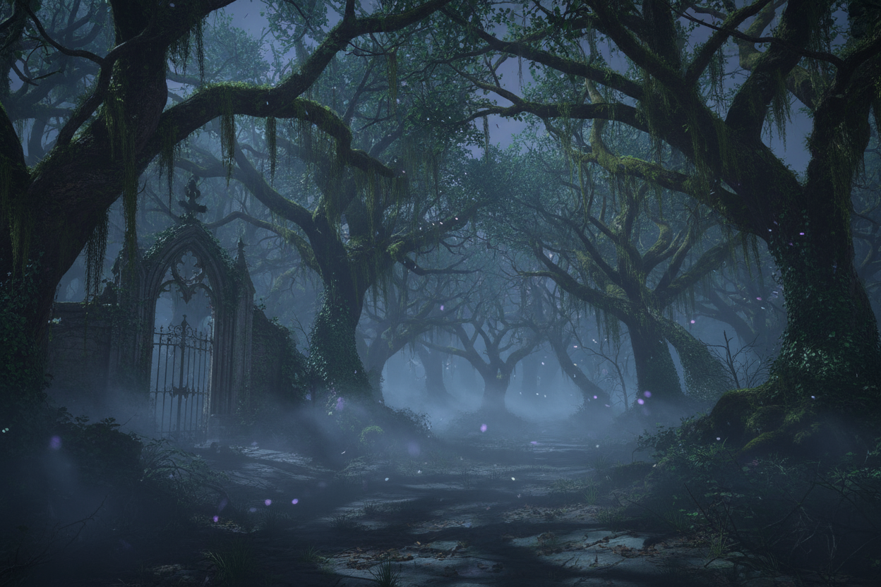 Forêt enchantée gothique