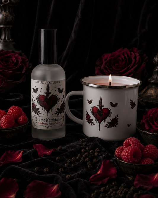 Bloody Love ~ Brume d'ambiance (framboise, rose, cuir)