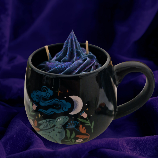 Bougie mug Midnight hare
